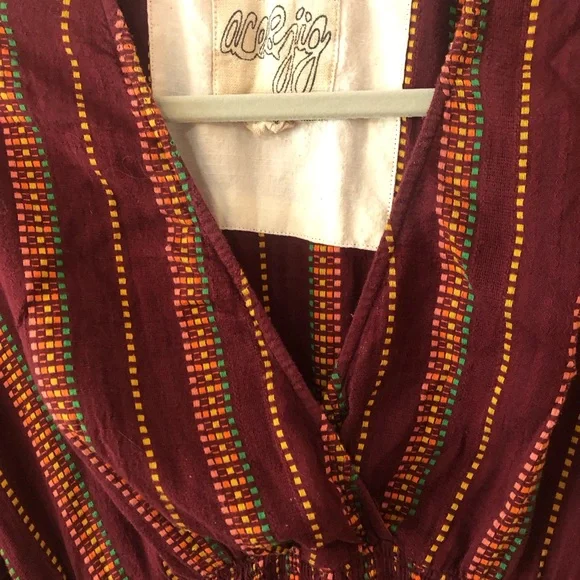 Ace & Jig Burgundy Dani Dress - Picture 4 of 5